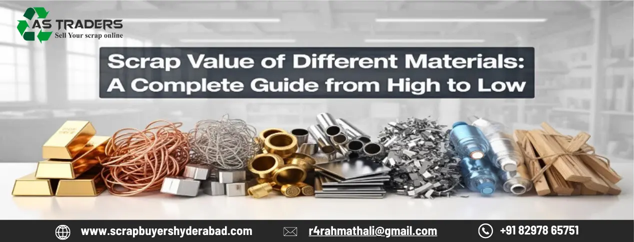 Scrap Value of Different Materials: A Complete Guide from High to Low