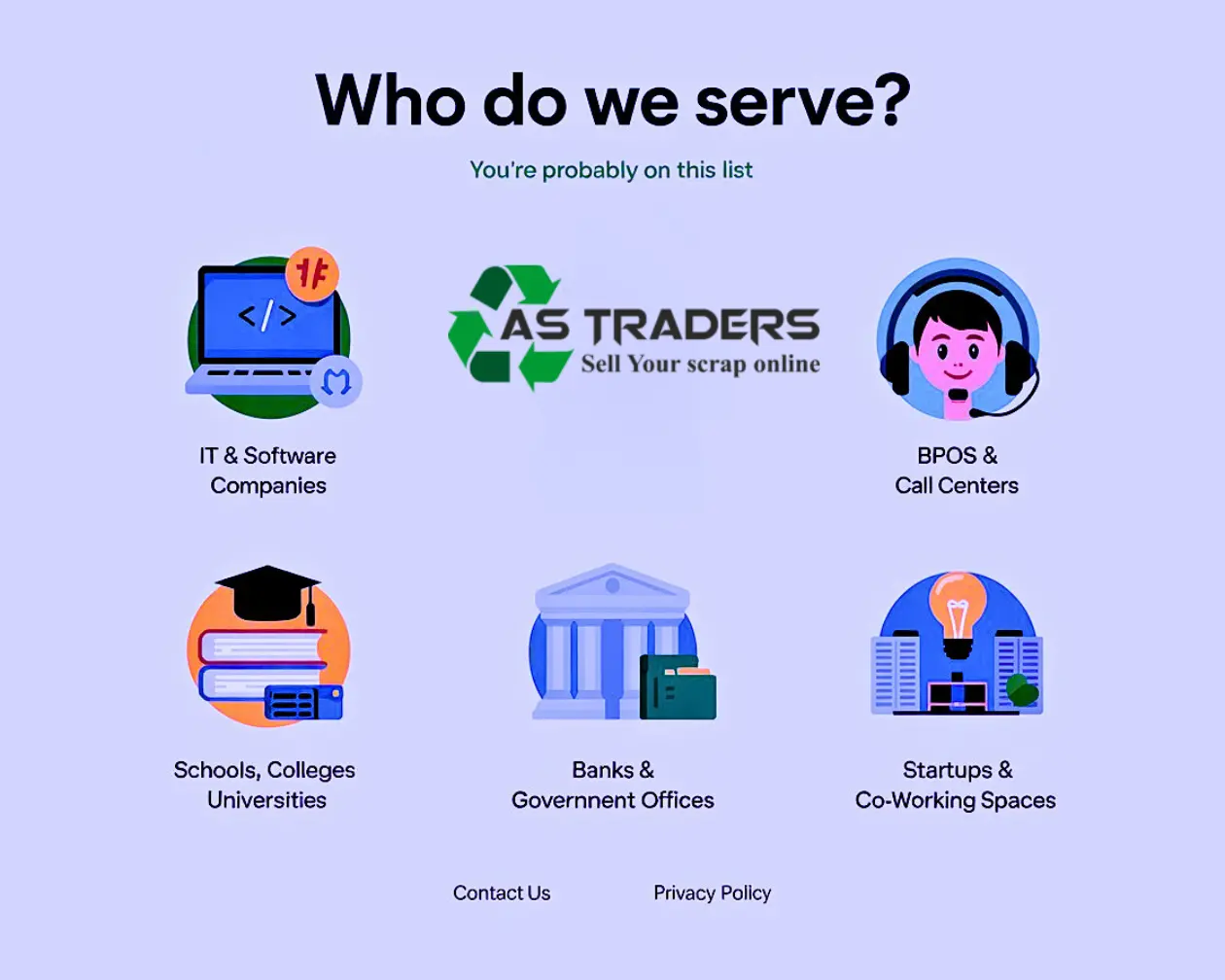 A S Traders offers secure e waste disposal for companies, IT firms, BPOs, schools, and startups - sell computer scrap with certified scrap buyers in Hyderabad 